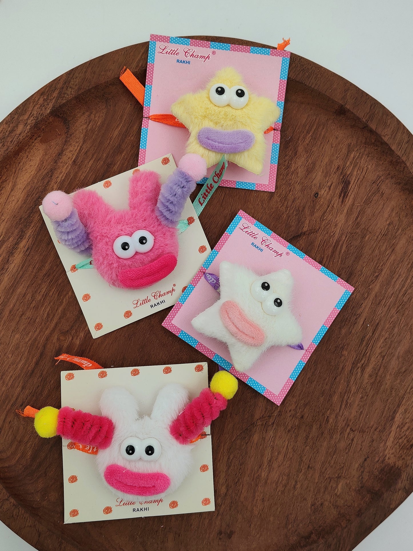 Little Champ Kids Rakhi – Plush Character rakhi