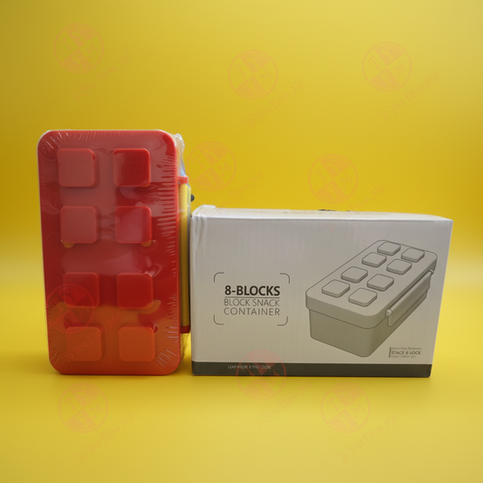 8-Blocks Snack Box - Yellow Bold