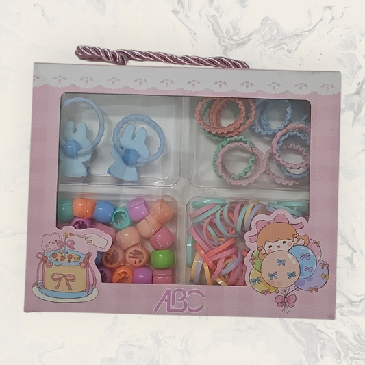 Labubu Hair Accessories Gift Set – Kids Hair Clips, Scrunchies & Bands