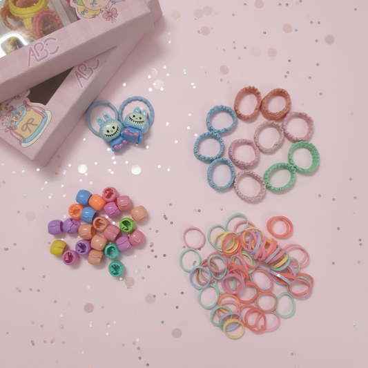 ABC Hair Set Contents Flatlay