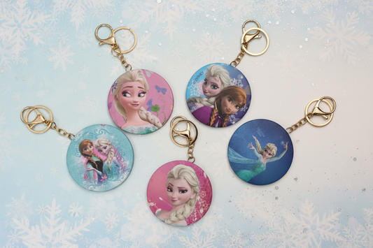Frozen Keychains - Pastel Snowflake
