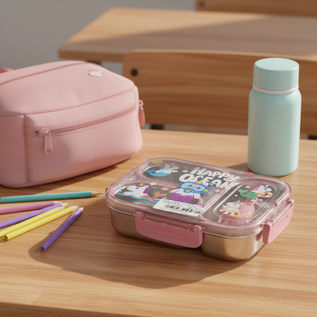 Happy Ocean Unicorn Lunch Box Lifestyle