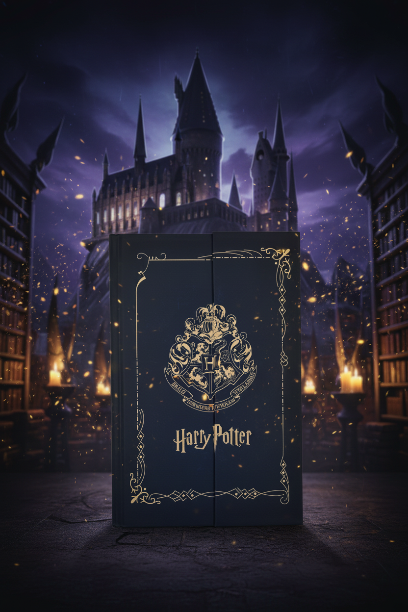 Harry Potter Navy Notebook