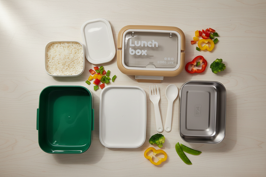 Lunch Box Components - Flat Lay