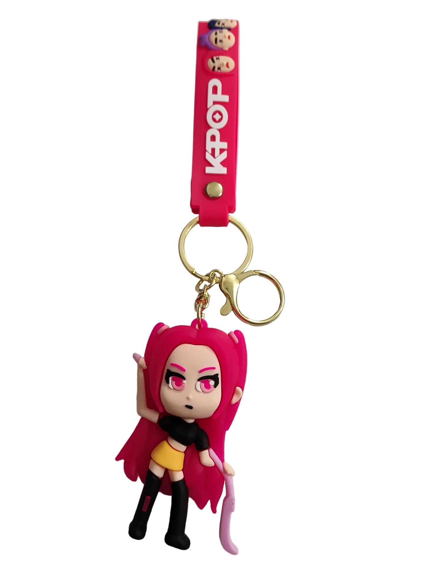 K-Pop Character Keychain – Collectible PVC Figure (Assorted)