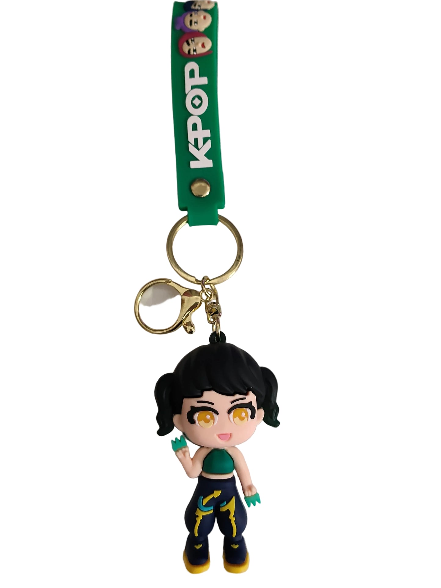 K-Pop Character Keychain – Collectible PVC Figure (Assorted)