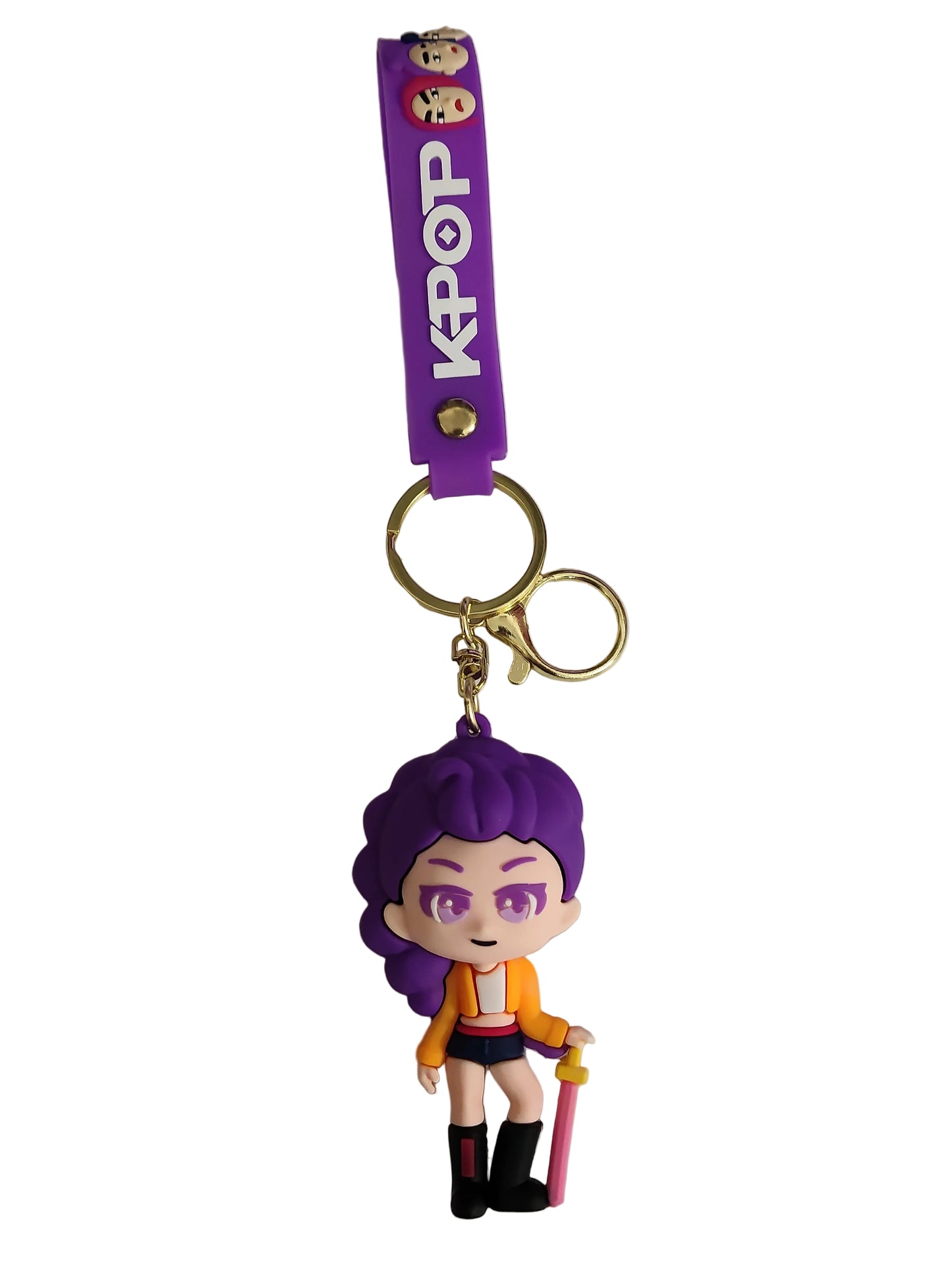 K-Pop Character Keychain – Collectible PVC Figure (Assorted)