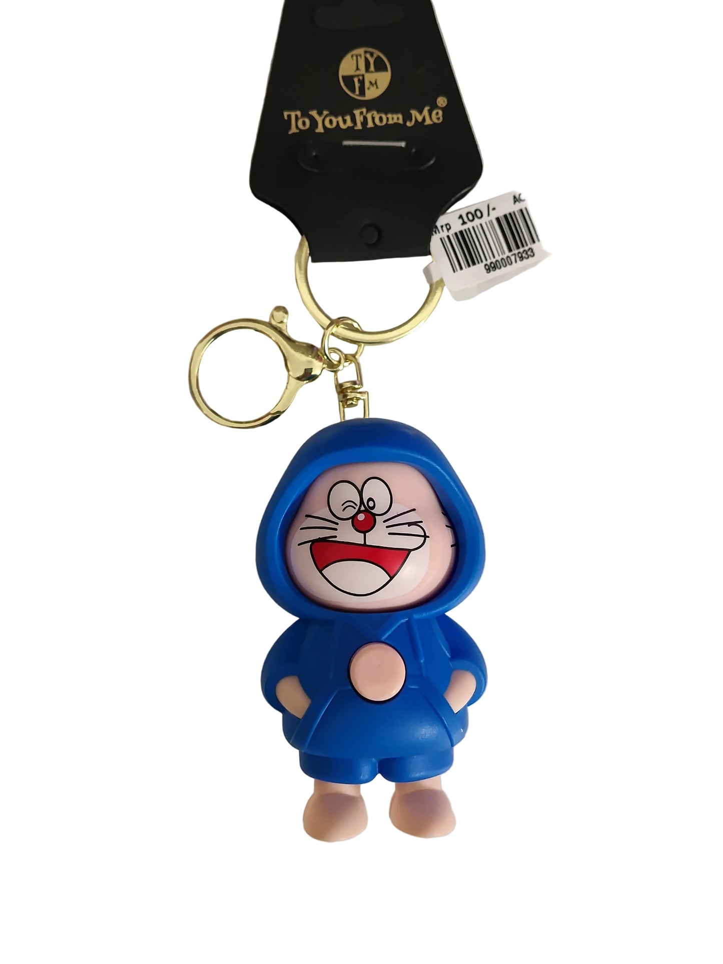 "Cartoon Character Hoodie Keychain – Chibi PVC Figure (Assorted)"