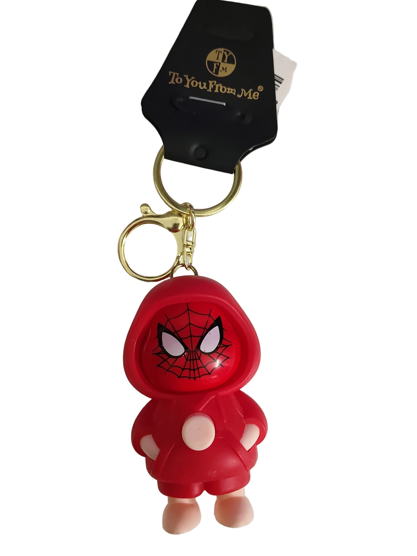 "Cartoon Character Hoodie Keychain – Chibi PVC Figure (Assorted)"