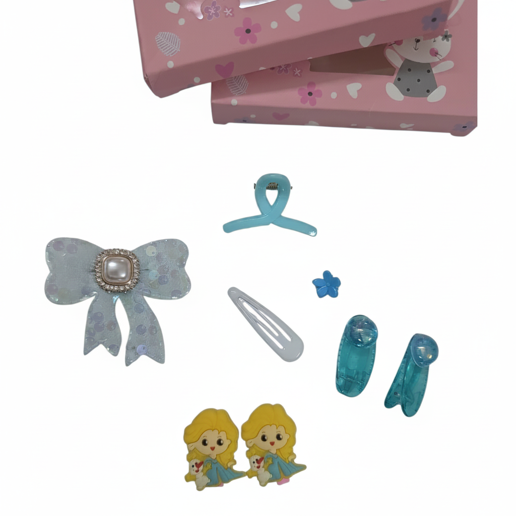 Kids Hair Accessories Gift Set | Frozen, Kuromi, Capybara & Unicorn