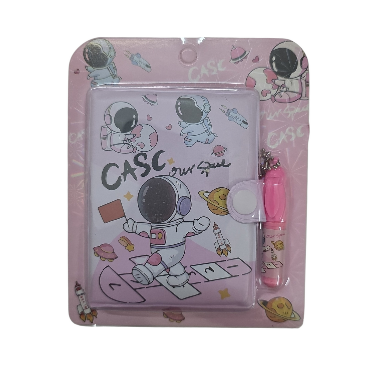 Kids Diary with Pen Keychain – Unicorn, Panda, Avengers & Space Designs