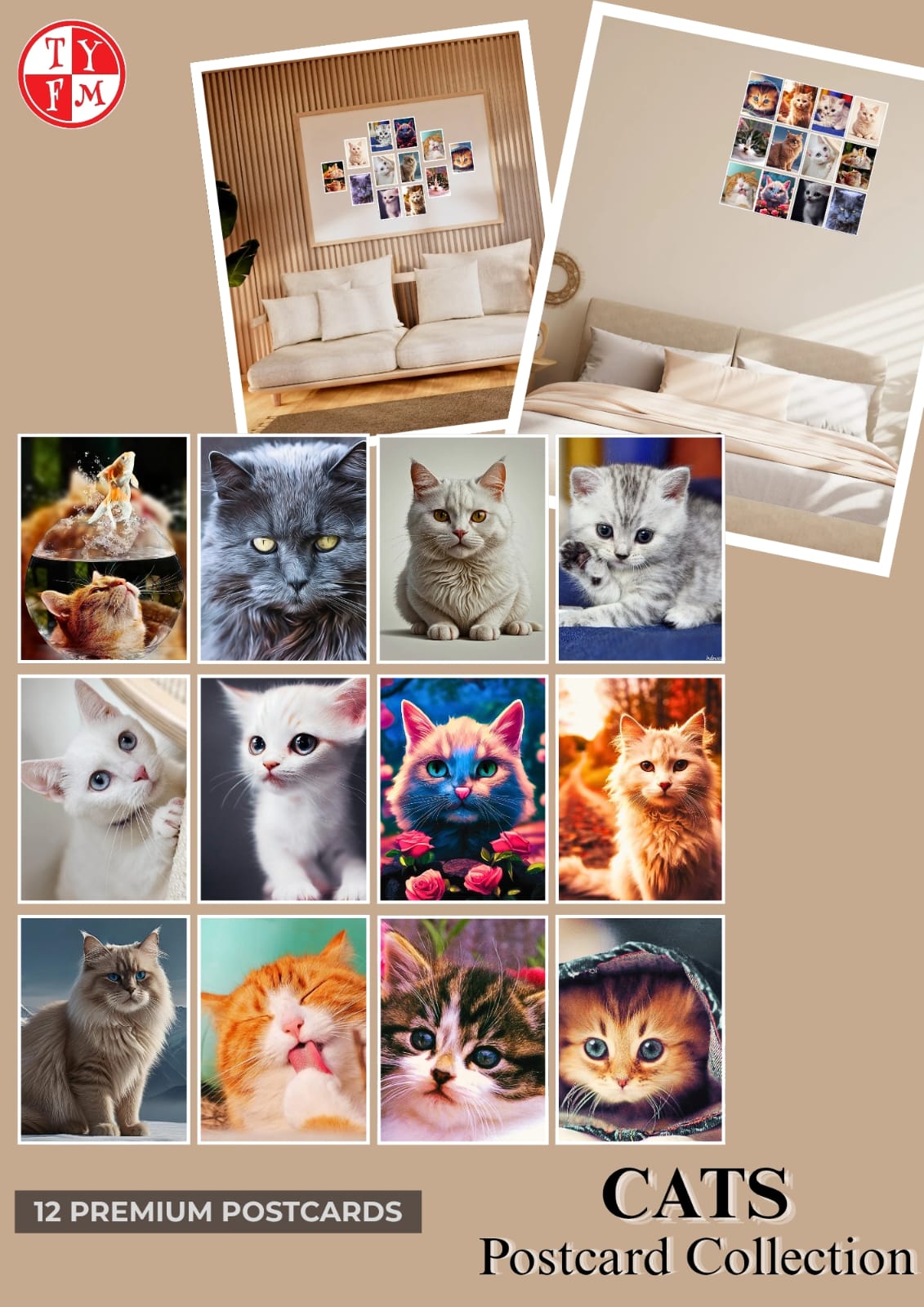 Postcard Size Photo Set – Set of 12 (6x4 inch)