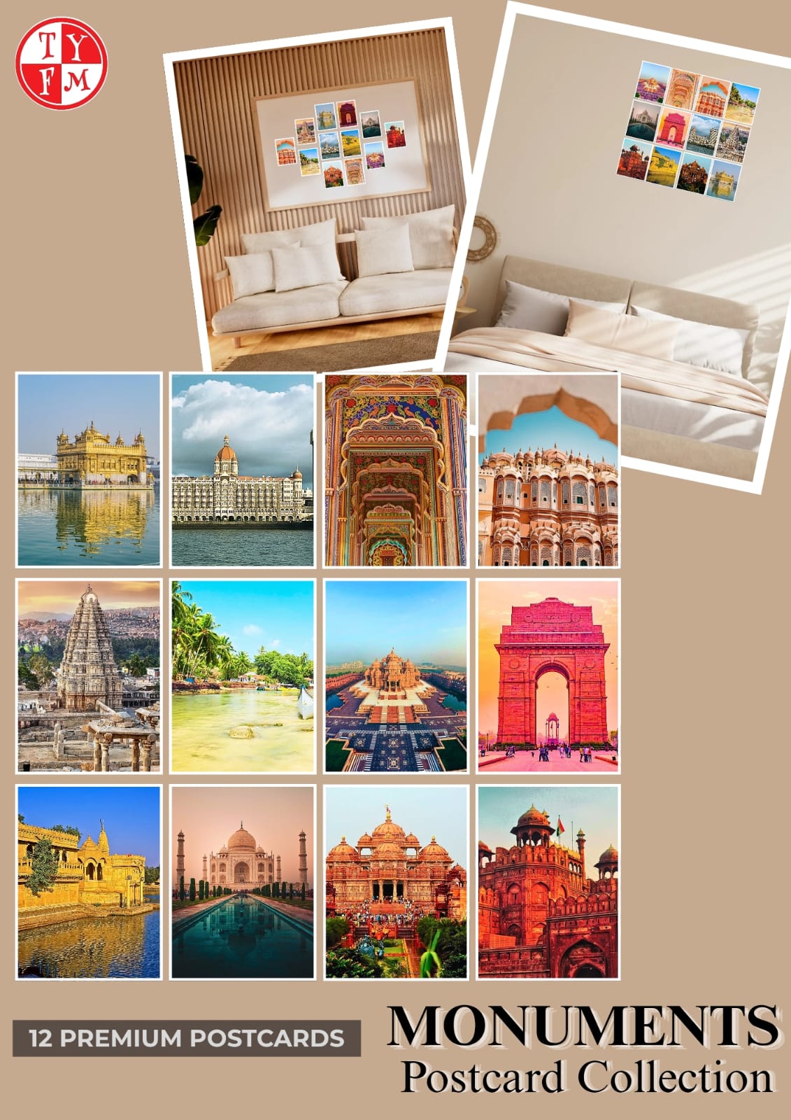 Postcard Size Photo Set – Set of 12 (6x4 inch)