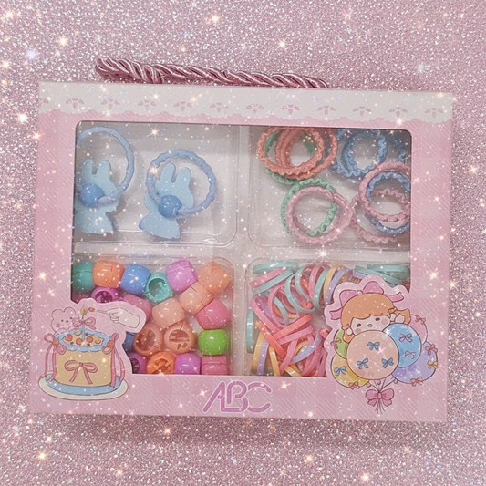 ABC Hair Set Glitter Box