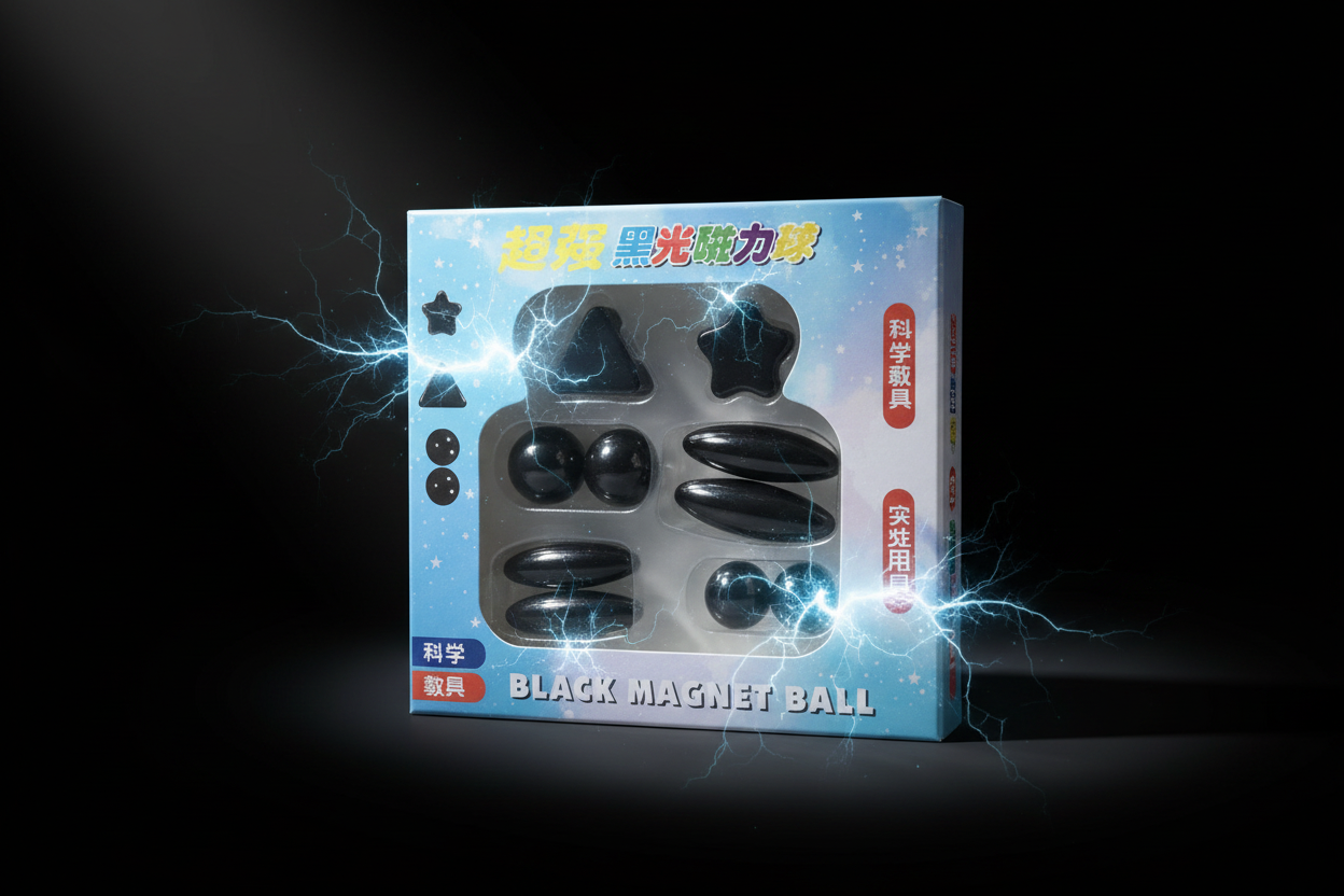 Black Magnet Ball - Dark Electric