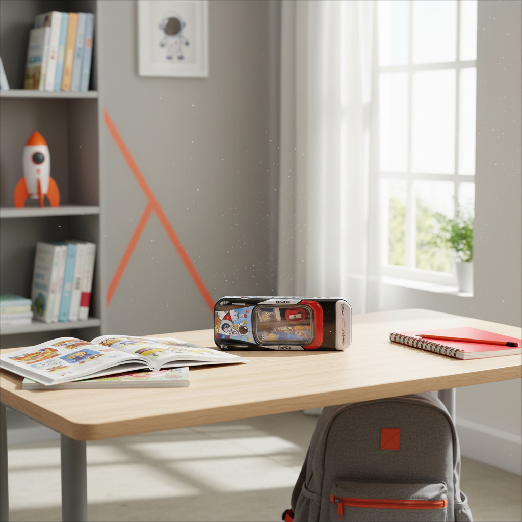 Black Red Pencil Box