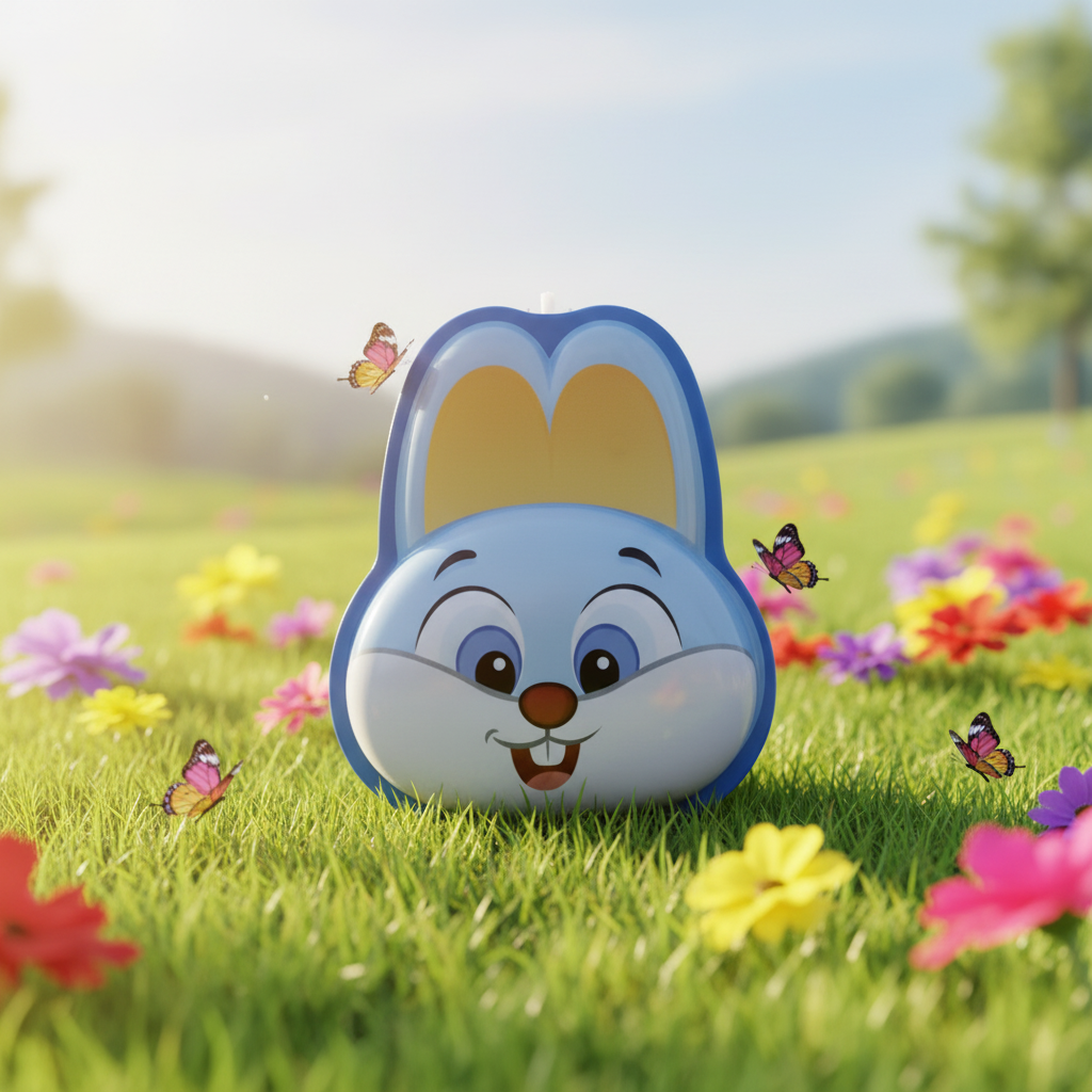 Blue bunny garden