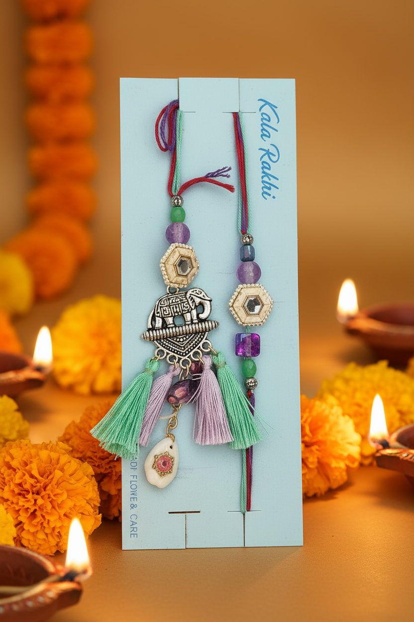Boho Tassel Bhaiya Rakhi Festive