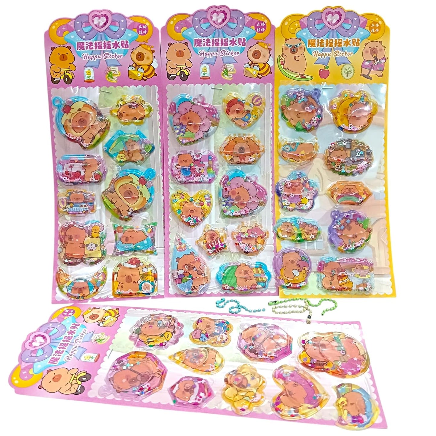 Water Stickers for Kids | Capybara, Kuromi & My Melody