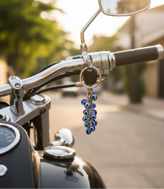 Evil Eye Keychain Bike Ignition