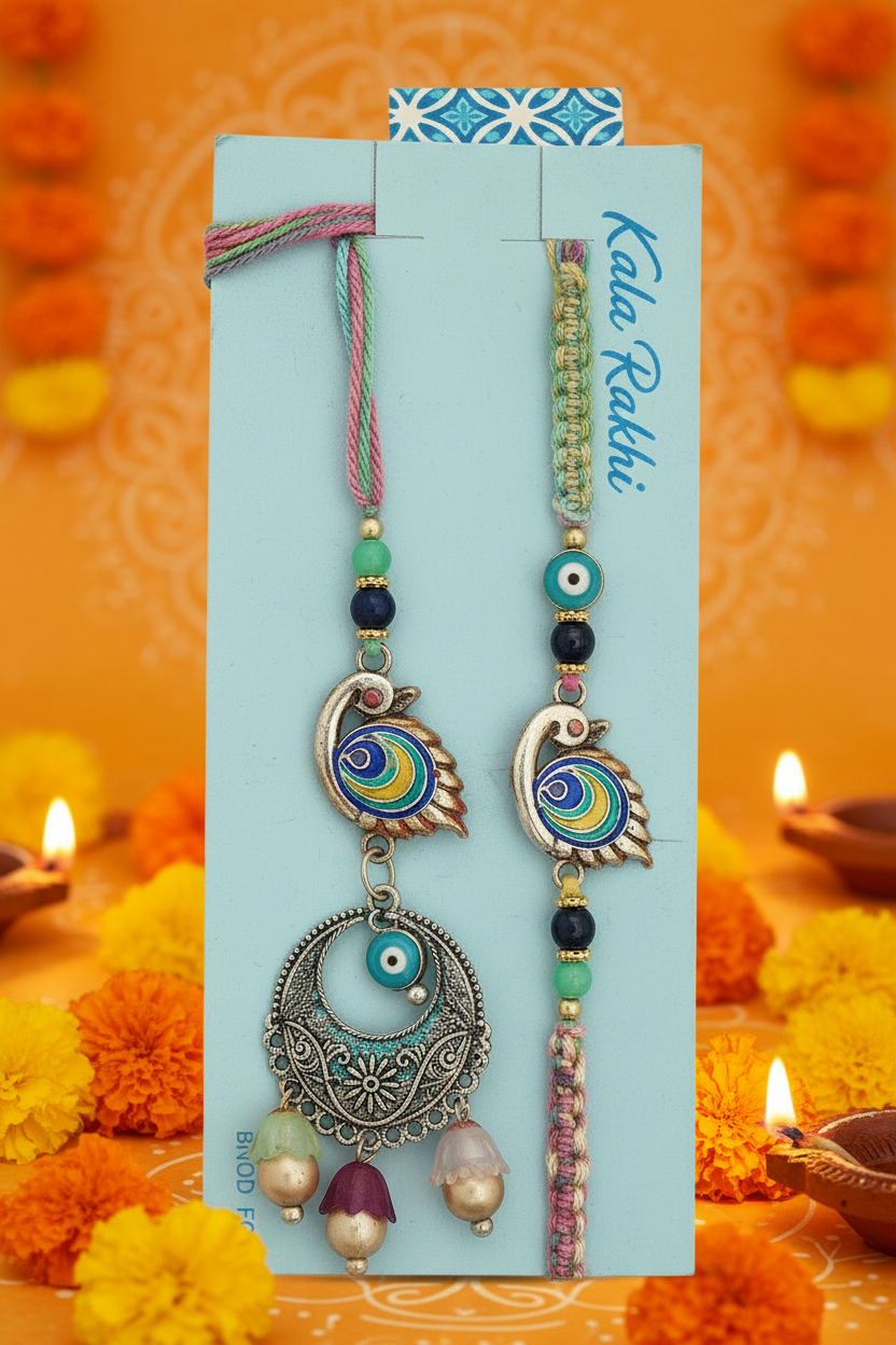 Evil Eye Peacock Lumba Festive