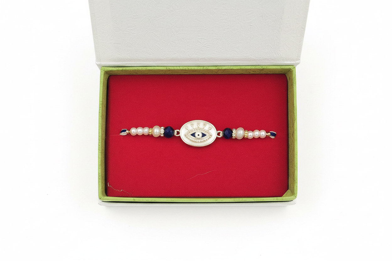 Evil Eye Rakhi in Gift Box