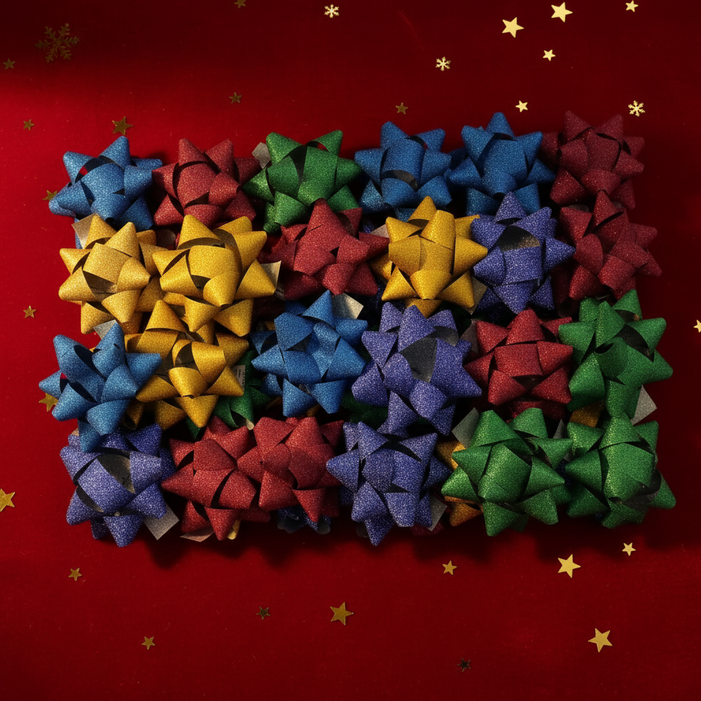 Glitter Bows Red Velvet