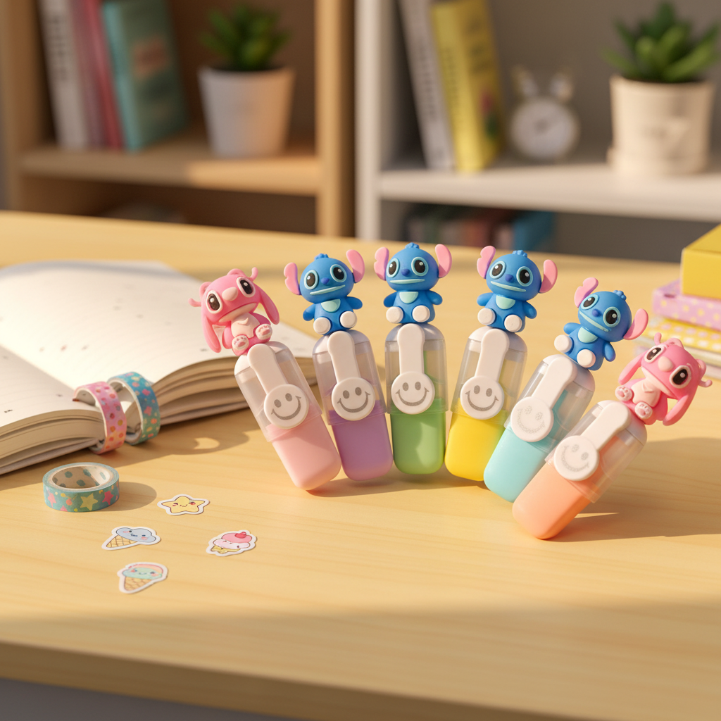 Highlighters Study Desk