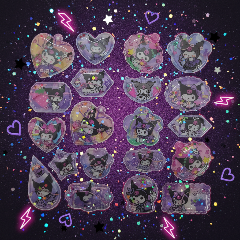 Kuromi Water Stickers