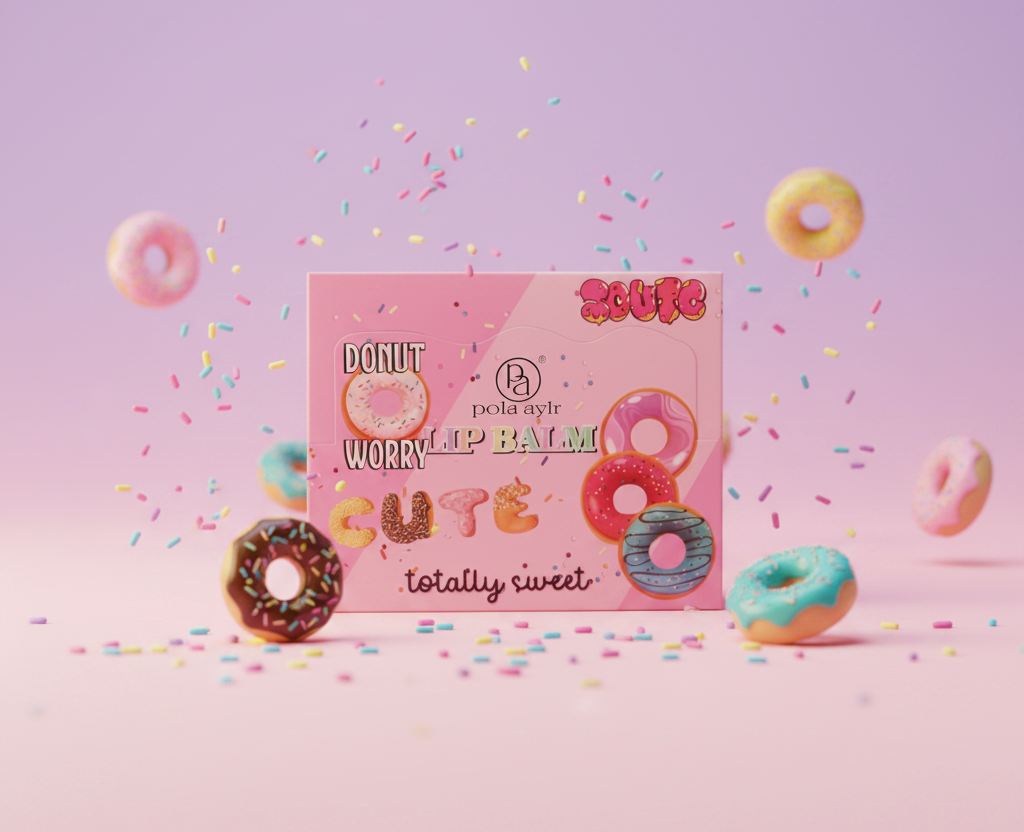 Lip Balm Box - Gradient Background