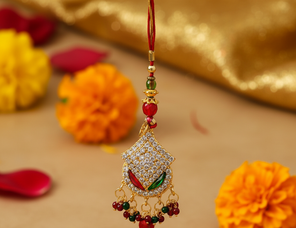 Lumba Rakhi 2 - Diamond Bell