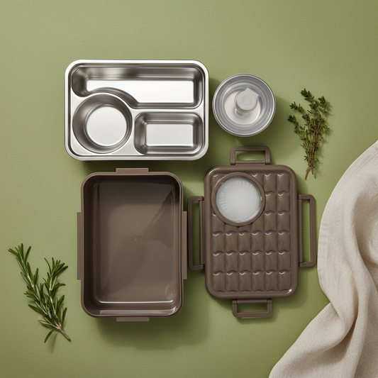 Lunch Box Flat Lay - Sage Green