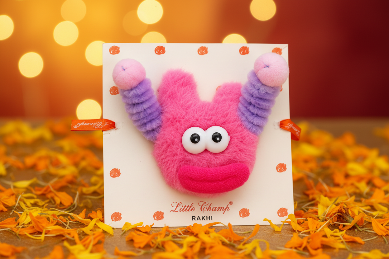 Pink Monster Rakhi - Festive