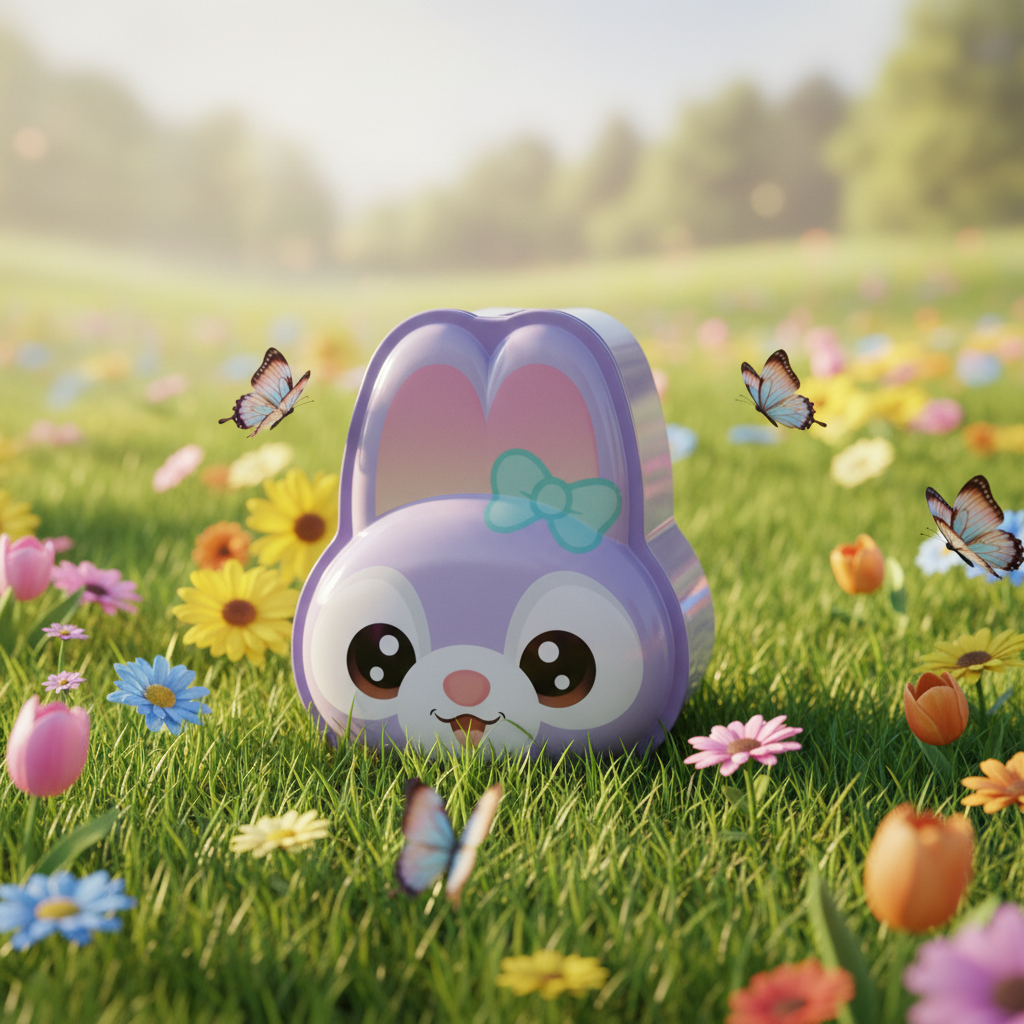Purple bunny garden