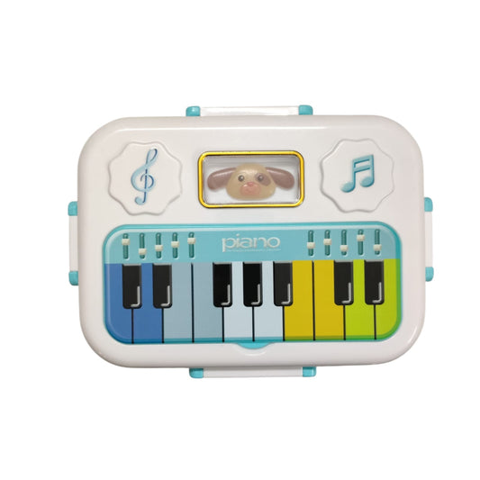 Piano Lunch Box with Stainless Steel Inner Tray – Kids Tiffin | Pink & Blue