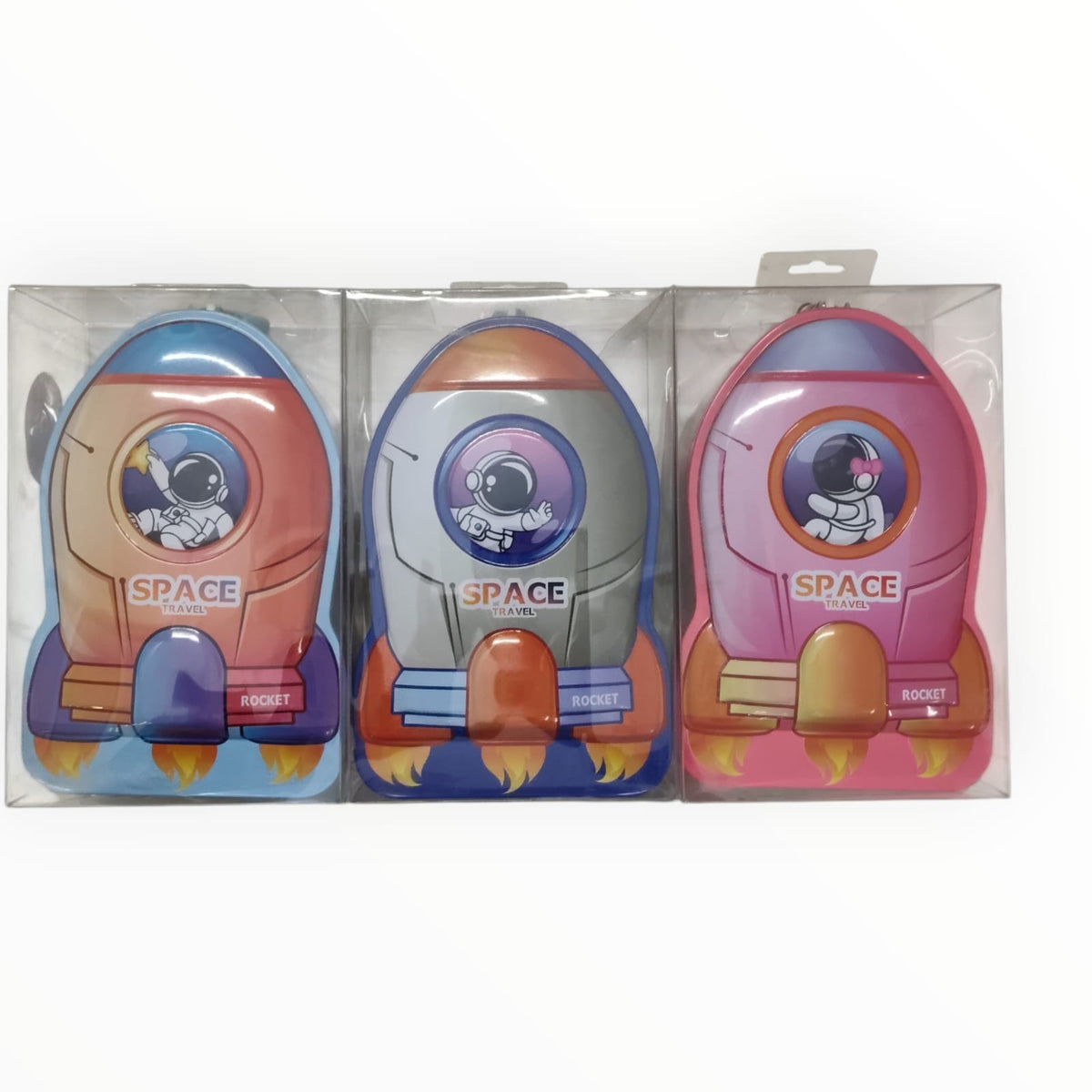 Space Travel Rocket money Bank for Kids – With Lock & Key | 4 Colours