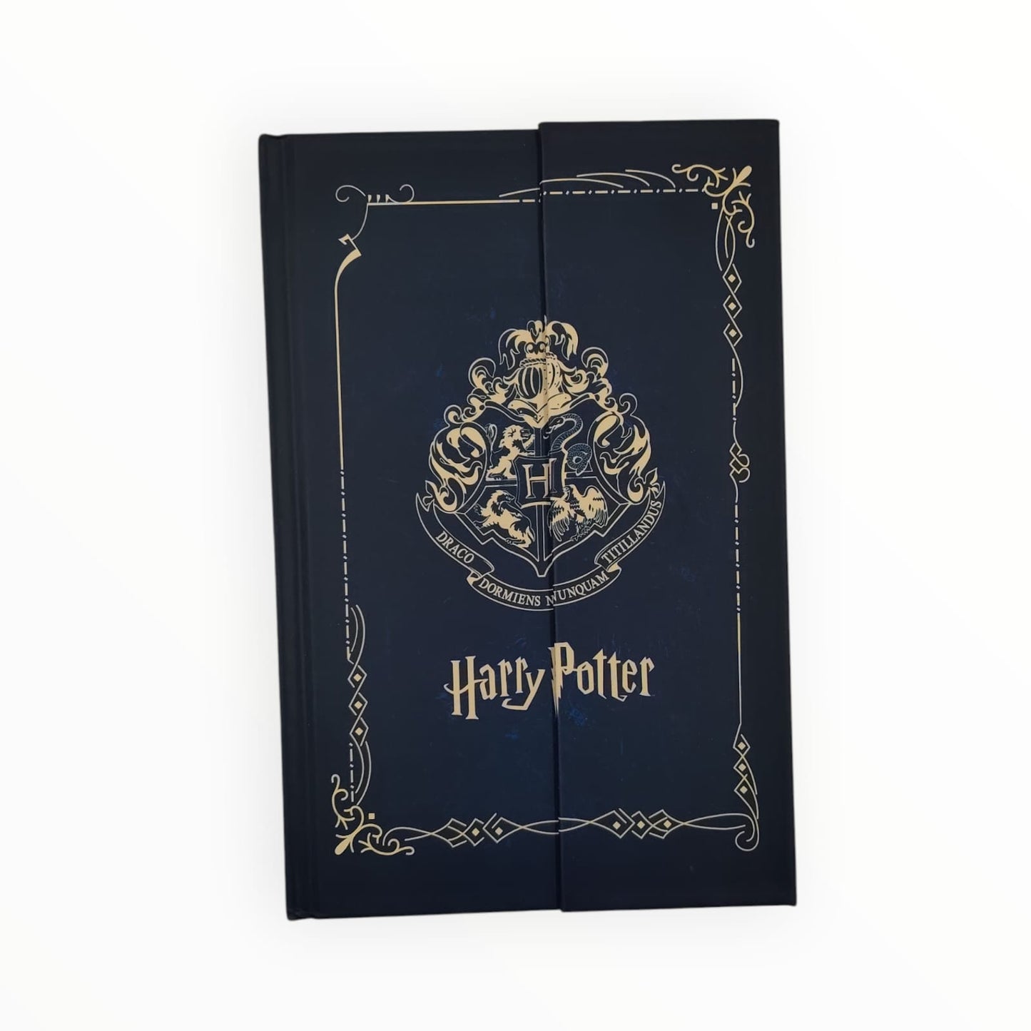 Harry Potter Hogwarts Anime-Style Hardcover Notebook – Gold Foil Magnetic Flap Journal