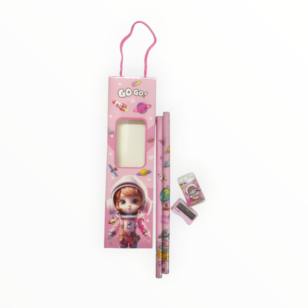 Kids Character Stationery Gift Set – Pencil Set in Gift Bag