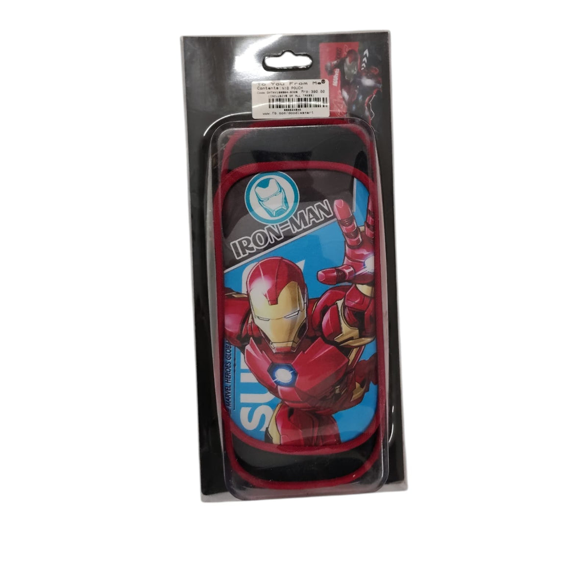Marvel Heroes Superhero Pencil Case – Iron Man, Spider-Man & Captain America