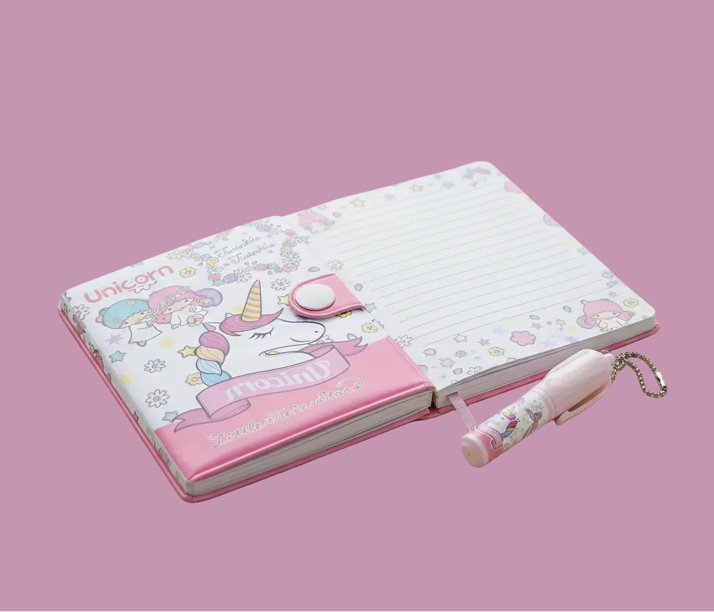 Unicorn Diary Open