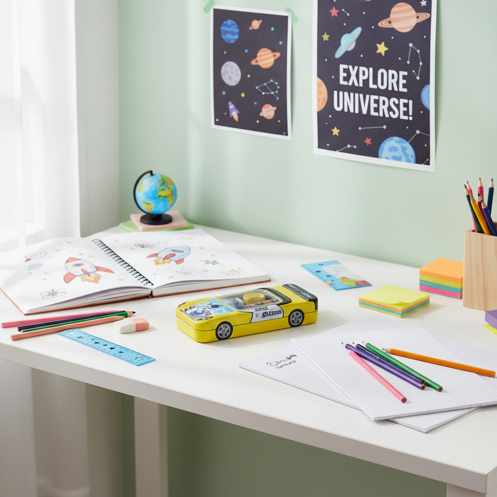 Yellow Pencil Box